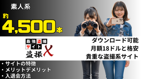 盗撮X 見放題の盗撮系AV専門サイト
