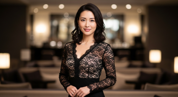 妖艶な雰囲気を醸し出している人妻